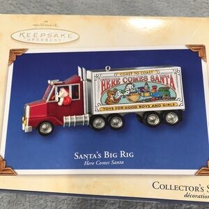 2003 "Santa's Big Rig" Hallmark Series Ornament - Retired In Box